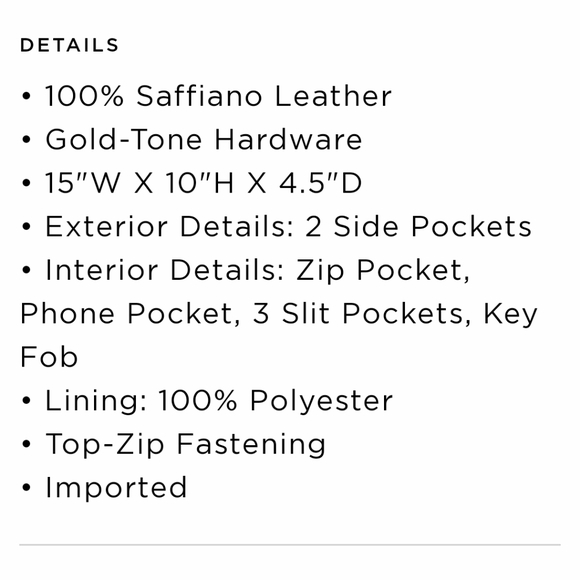 Michael Kors Saffiano Leather Large Tote Bag Like NEW - Picture 11 of 11